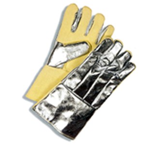 Aluminized Combination Fabric Gloves - 14" (A10770-10)
