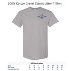 Small Classic Litton Logo T-Shirt, Gravel