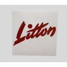 2.5" Square Modern Litton Logo Vinyl Sticker
