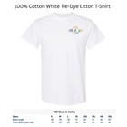 Small Tie-Dye Classic Litton Logo T-Shirt, White