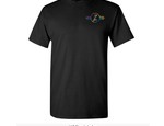 Medium Tie-Dye Classic Litton Logo T-Shirt, Black