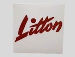 2.5" Square Modern Litton Logo Vinyl Sticker