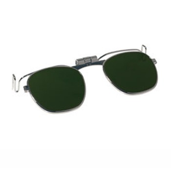 Clip-On Flip-Up Full Eye Glasses, Green Shade #6 (A10212-06)