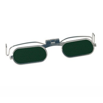 Clip-On Flip-Up Half Eye Glasses, Green Shade #6 (A10213-06)