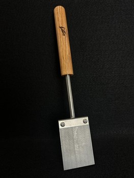 2" X 3" Flat Graphite Paddle with Short Wood Handle (A10380-01)