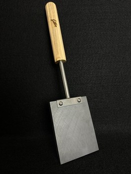 3" X 4" Flat Graphite Paddle with 7" Wooden Handle (A10380-03)