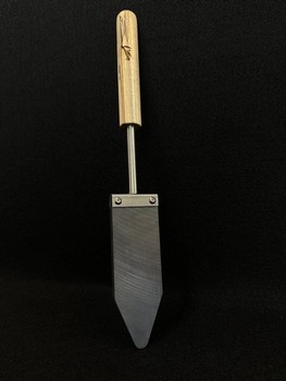2" X 6" Pointed Graphite Paddle with 7" Wood Handle (A10380-02P)