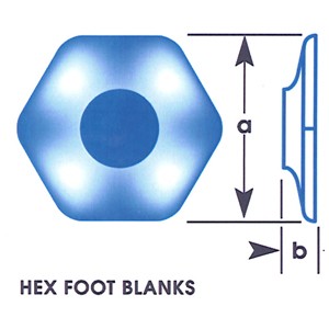 Hex Foot Blanks (629 207 025)