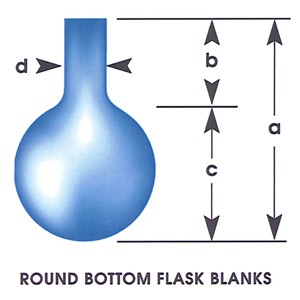 Round Bottom Flask with Rim (411 205 050)