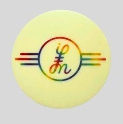 2.5" Glow-In-The Dark Tie Dye Classic Litton Logo Sticker (S1)